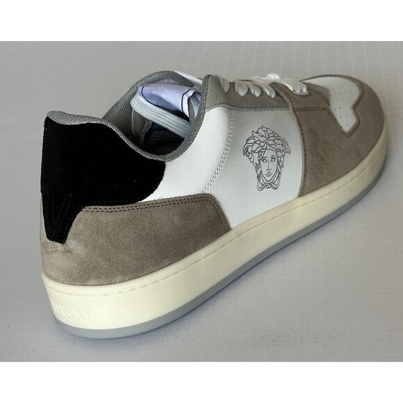 Versace Medusa Men’s Suede Leather Multicolor Sneakers 6 US (39) 1013377 IT NIB - Picture 5 of 11